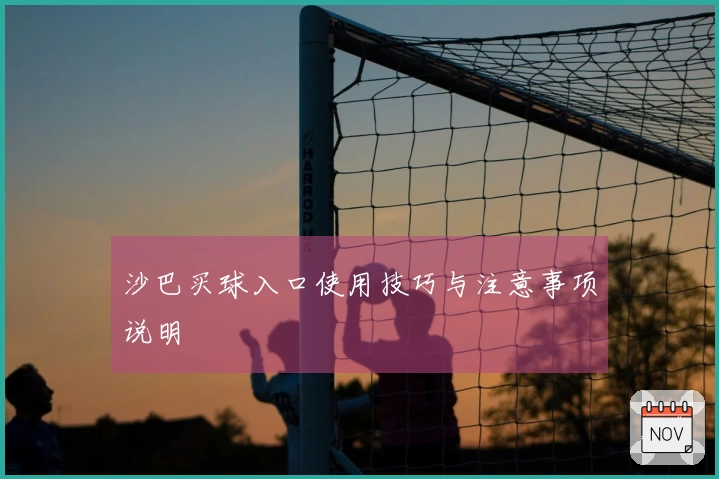 沙巴买球入口使用技巧与注意事项说明